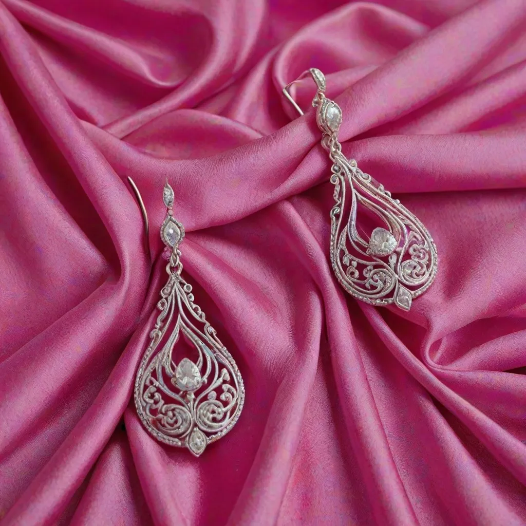 Jakie kolczyki do fuksjowej sukienki?