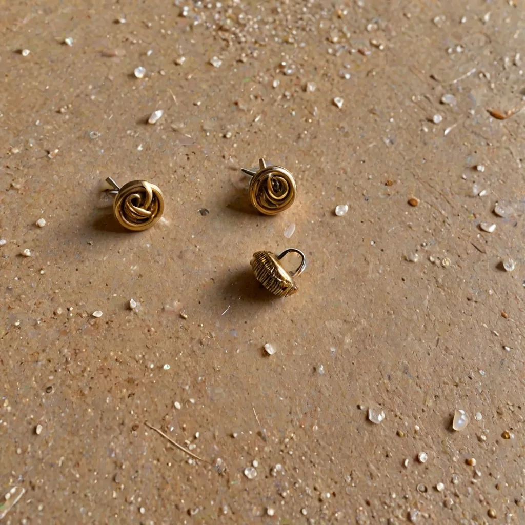 Jak wyczyścić kolczyki wkrętki?