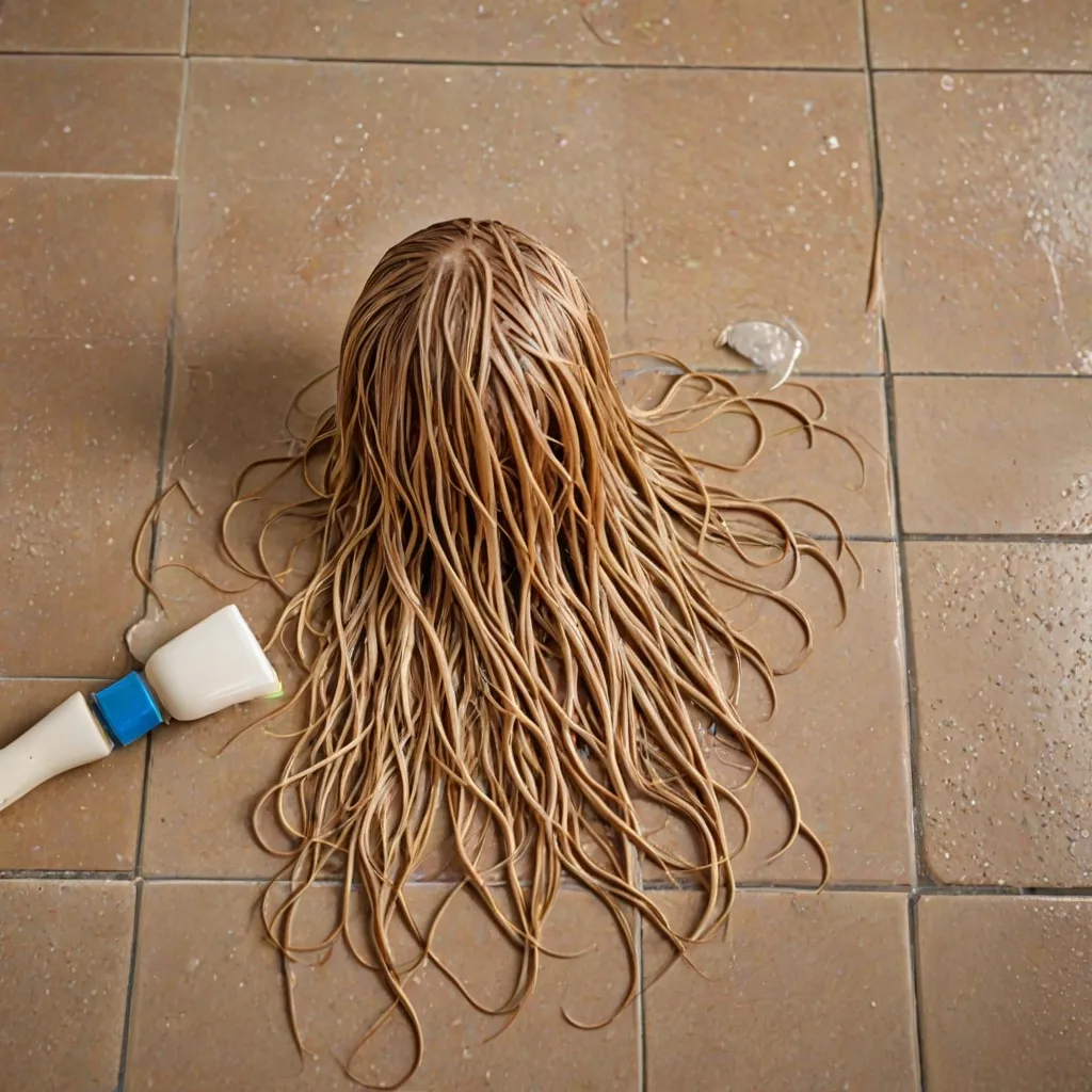 Intensywne wypadanie włosów po umyciu – przyczyny i rozwiązania.