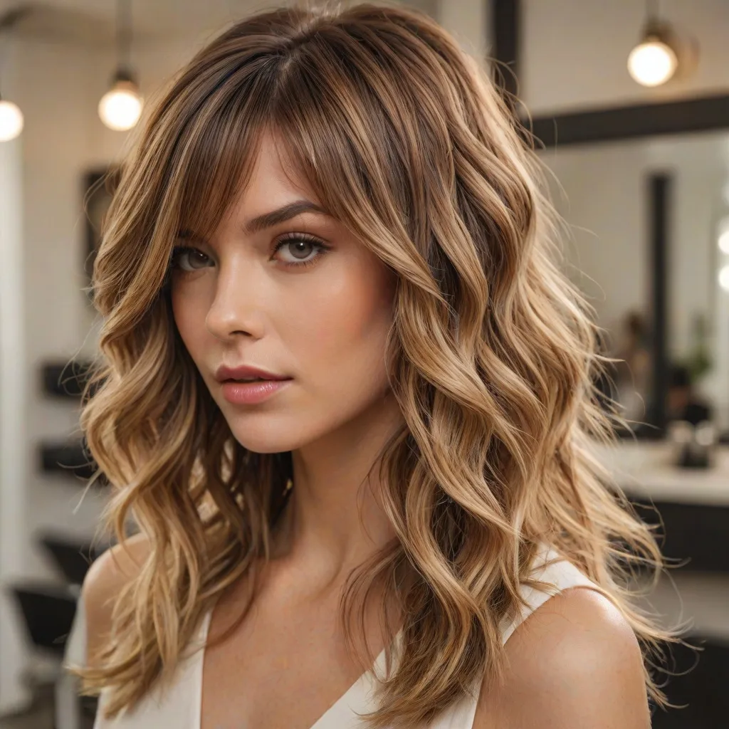 Dłuższa grzywka na boki – idealna fryzura dla kobiet o różnych kształtach twarzy.