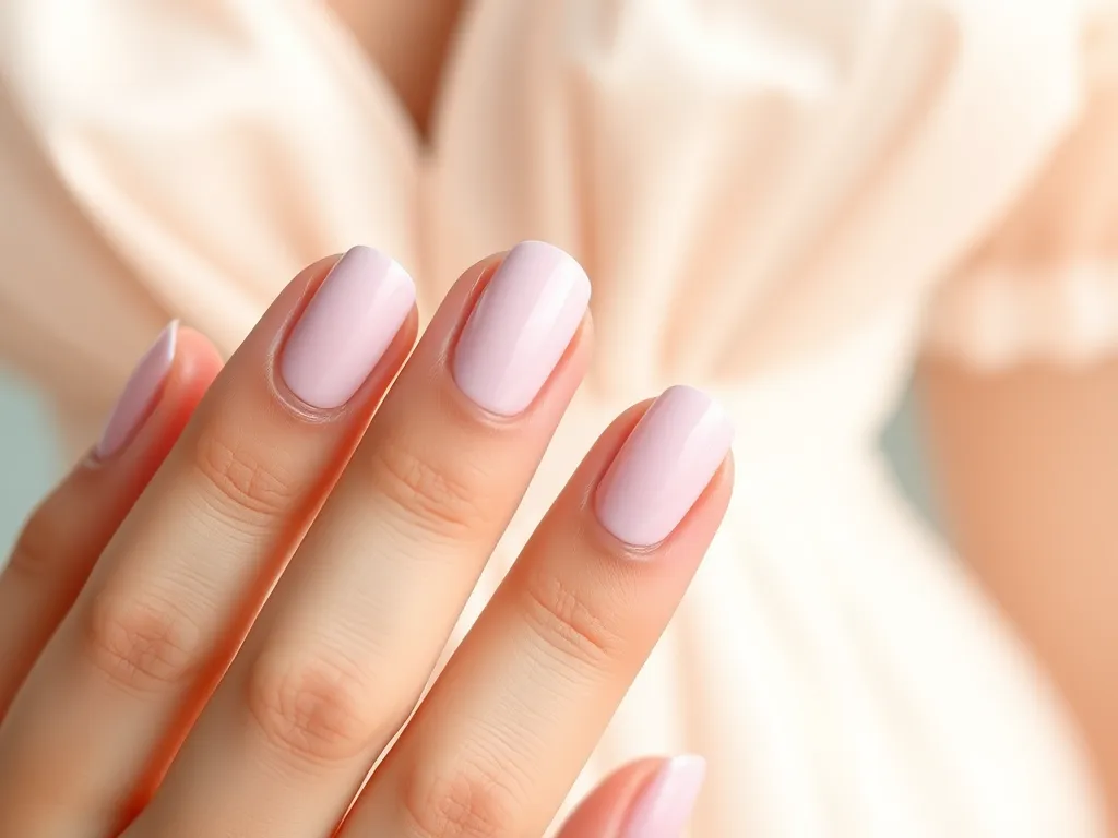 Jakie paznokcie do pudrowej sukienki?